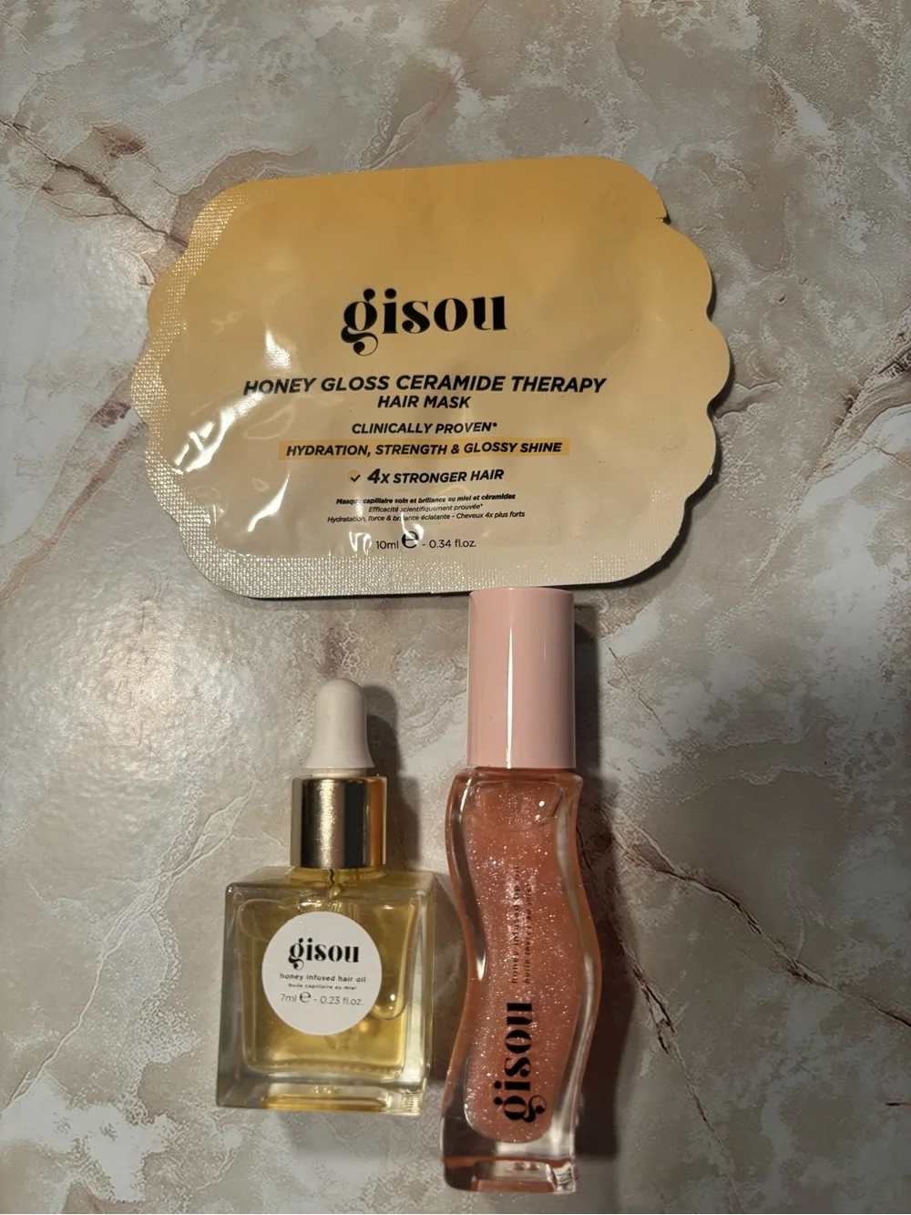 Gisou Honey Gloss Lip Oil in Sheer Peach